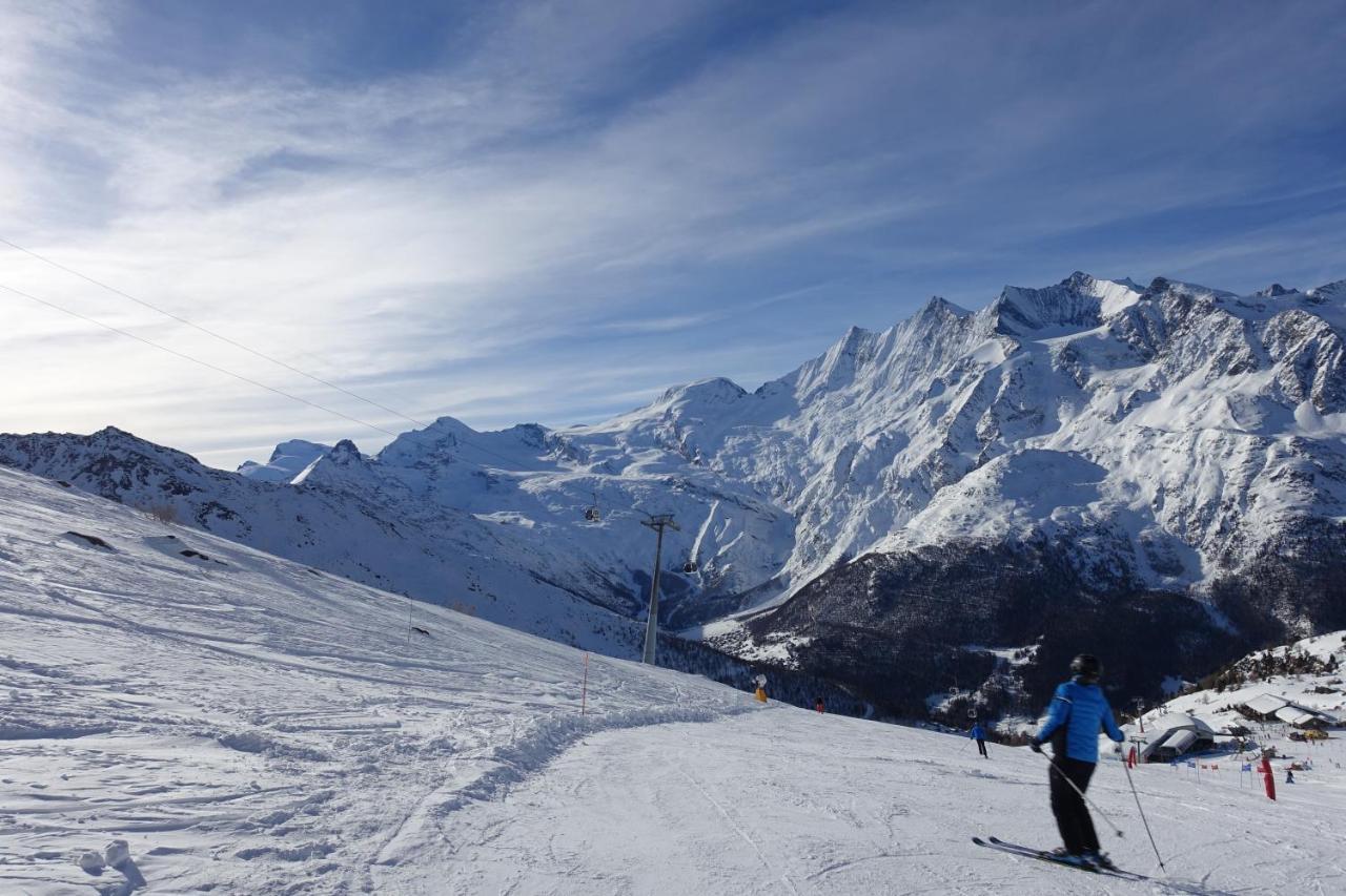 Ferienwohnung Alpenblick Saas-Grund Exterior foto