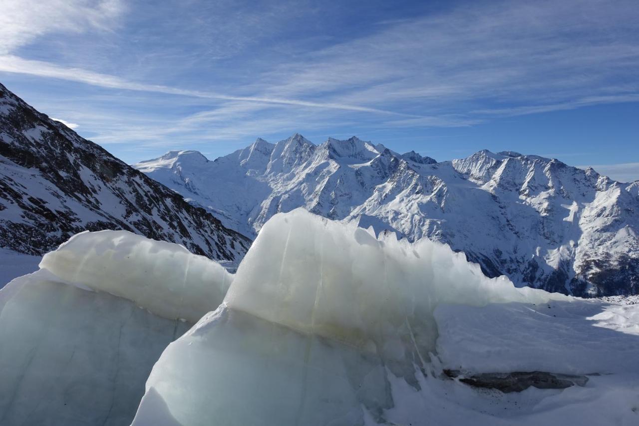 Ferienwohnung Alpenblick Saas-Grund Exterior foto